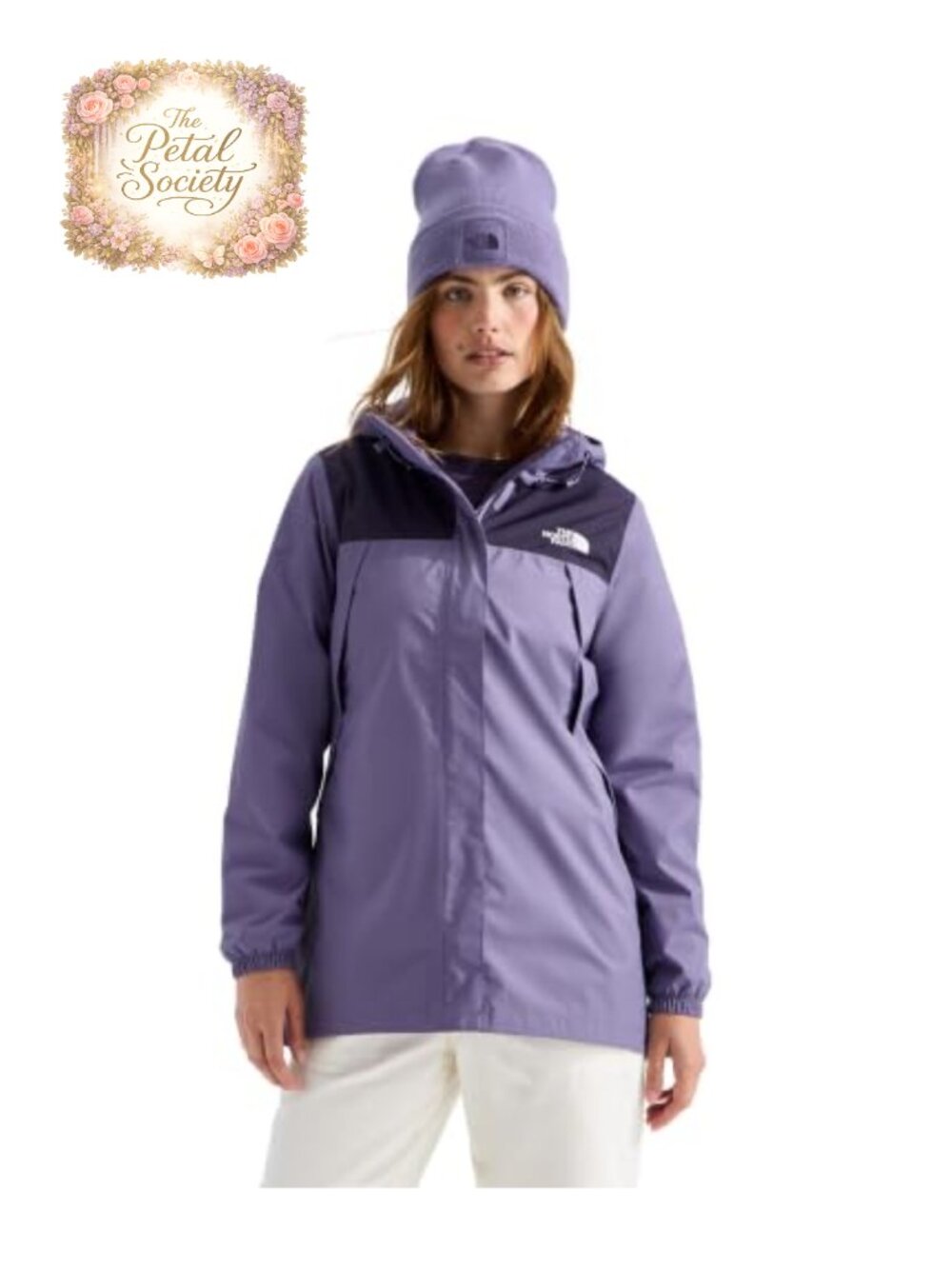 Waterproof Breathable Rain Parka Seam Sealed Adjustable Hood Zip Pockets